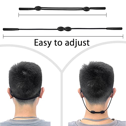 Festty Glasses Strap Sports 3 pcs, Eyeglasses Strap Holder for Kids Women Men, Adjustable Sunglasses lanyard string chain，...