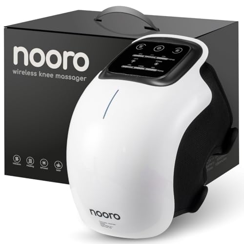 nooro Portable Knee Massager with Heat, Red Light, & Massage Therapy, Relax Tight Muscles and Helps Minor Joint Stiffness ...