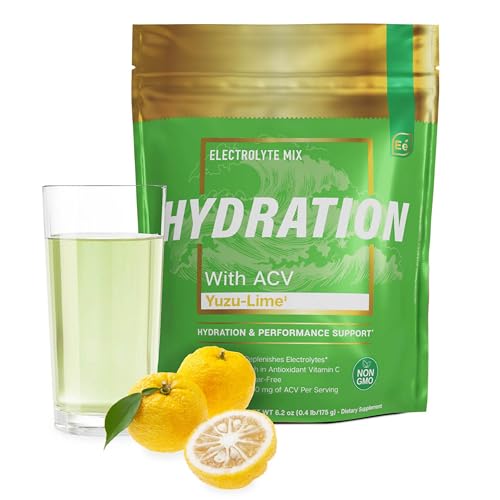Essential Elements Hydration Packets - Yuzu Lime Pack - Sugar Free Electrolytes Powder Packets - 25 Stick Packs of Electro...