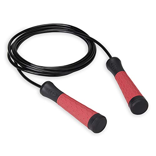 New Balance New Balance Speed Jump Rope - 9 Foot Long Adjustable Jumping Rope | Tangle-Free Skipping Cable & Ultra-Grip Ha...