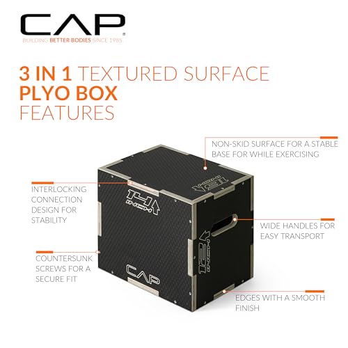 CAP Barbell 3-in-1 Plyometric Box | Multiple Styles and Sizes