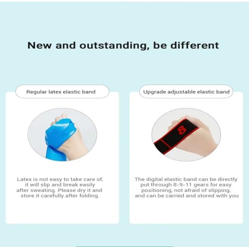 MBKHFLL Stretch Strap for Kids Elastic Gymnastics Stretching Ballet Dance Band with 8 Loops Adjustable Exercise Training R...