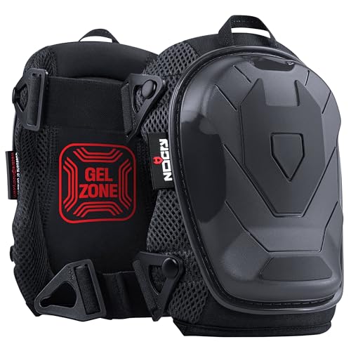 NoCry Professional Construction Knee Pads for Men and Women with Non-Slip Heavy Duty Cap and Ankle Support — Thick Foam an...