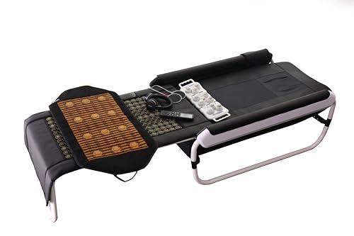 POP RELAX Far Infrared Jade Roller Automatic Thermal Therapy Massage Table Bed for Spinal Care Management Spinal Traction ...