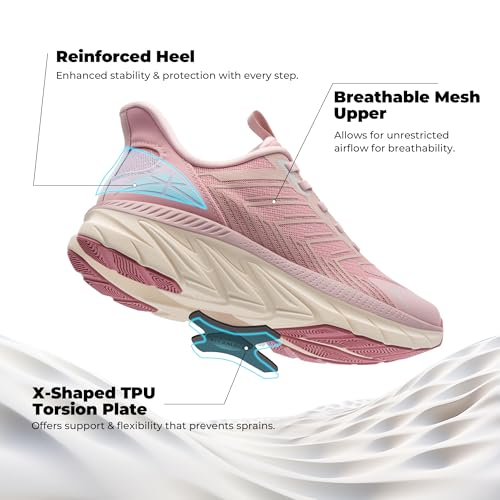 ALLSWIFIT Women's Slip On Walking Shoes Running Comfortable Tennis Breathable Non Slip Athletic Gym Workout Cross Training...