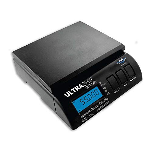 My Weigh Ultraship 55 Postal Scale in Black with Power Supply Adapter