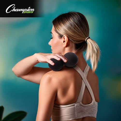 Champion Sports Massage Ball - Deep Tissue Roller Balls for Trigger Point Relief on Feet, Back, Neck, Shoulders - Multiple...
