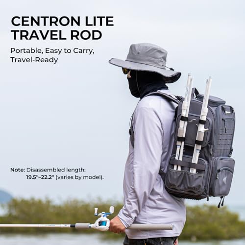 KastKing Centron Lite Travel Fishing Rods, Portable 4/5 Piece Spinning & Casting Rods, Extra Twin-Tip, IM6 Graphite Blank...
