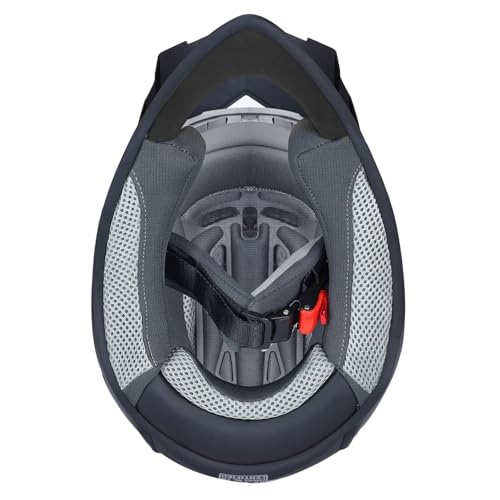 GLX GX623 Youth ATV/Dirt Bike Helmet Combo - Matte Black, Large - DOT