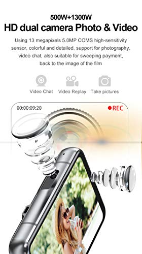 Rainbuvvy Smart Watch for Men, 4G Smartwatch for Android and iOS 2.88 Inch Touch Screen Android 9.0 OS 4GB+64GB Activity T...