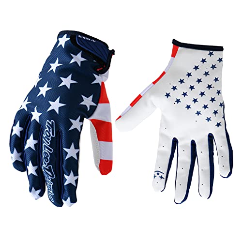 EXCEREY American Flag Cycling Gloves Motorcycle Bicycle Full Finger Off-Road Racing Gloves Outdoor Sports for Men Women & ...