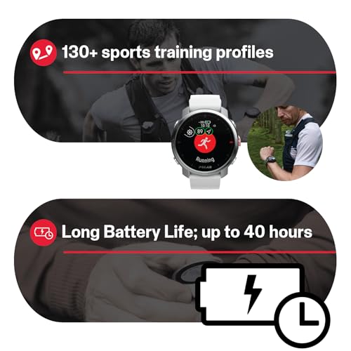 POLAR Grit X - Rugged Multisport GPS Smart Watch - Ultra-Long Battery Life, Wrist-Based Heart Rate, Military-Level Durabil...