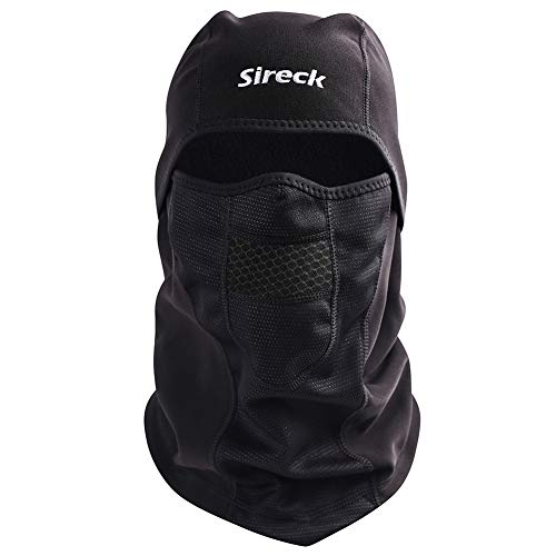 Sireck Cold Weather Balaclava Ski Mask, Water Resistant and Windproof Fleece Thermal Face Mask, Cycling Motorcycle Neck Wa...