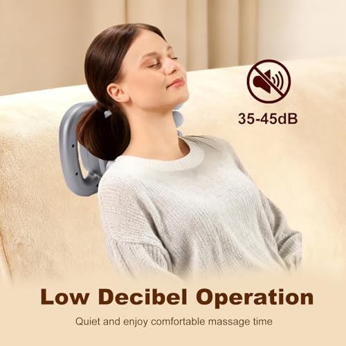 nektron 16-Head Massage Gun Set, Deep Tissue Percussion Massager with 9 Modes and 9 Adjustable Intensities,Quiet Muscle Ma...