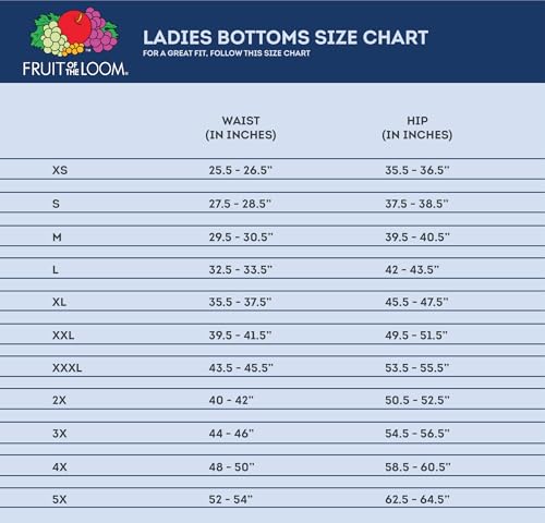 Fruit of the Loom Women's Micro Waffle Thermal Bottom