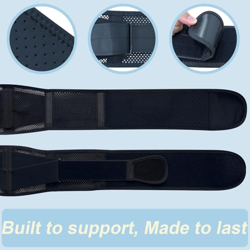Thin & Lightweight Back Brace for Lower Back Pain Relief – Slim, Breathable Back Support Brace for Sciatica, Herniated Dis...