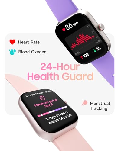 TOOBUR Smart Watch for Women, Alexa Built-in, Answer/Make Calls, 1.91" HD Screen Fitness Watch, IP68 Waterproof, 100 Sport...