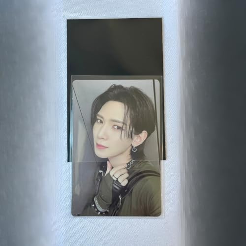 MEOWCAFE Premium 61x91mm Colored Sleeves for Double Sleeving Kpop Photocard, Strong, Thick, High Clarity Kpop Photocard Sl...
