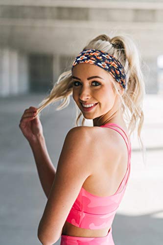 Huachi Women's Headbands Boho Headbands for Women Workout Yoga Exercise Hairbands Non Slip Headband Fashion Sumemr Hair Ba...