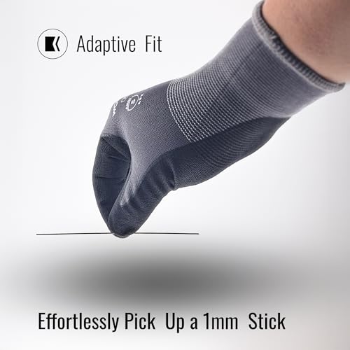 WORK FORMULA High Dexterity Grip Gloves, 5/10 Pack, ANSI Abrasion Level 5, Unisex, XS-3XL