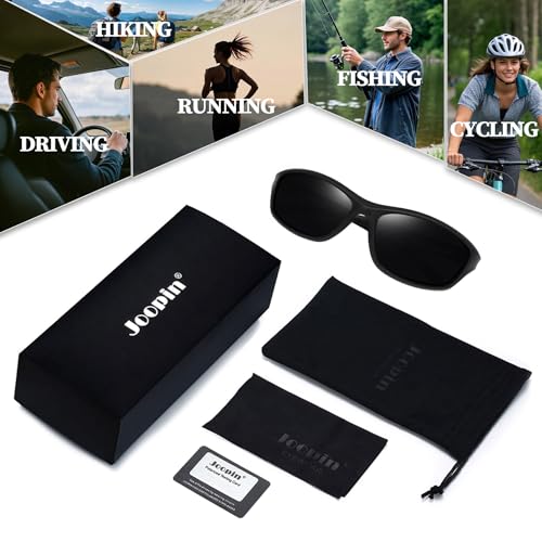 Joopin Sports Sunglasses Polarized UV400 Protection Wrap Around Sun Glasses Shades for Men Women