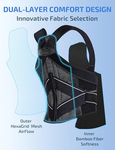 Enthra Posture Corrector for Women and Men with Bionic System, Precise Full Back Support Back Brace for Upper and Lower Ba...