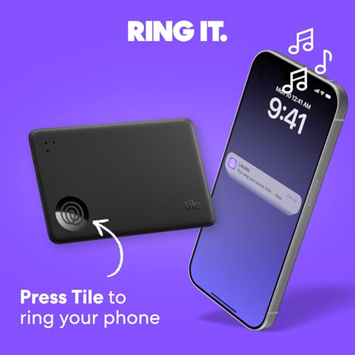 Life360 Tile Essentials - Bluetooth Trackers & Item Locators for Keys, Wallets, Remotes & More; Easily Find All Your Thing...