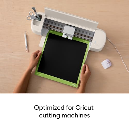 Cricut StandardGrip Machine Mats 12in x 12in, Reusable Cutting Mats for Crafts with Protective Film, Use with Cardstock, I...