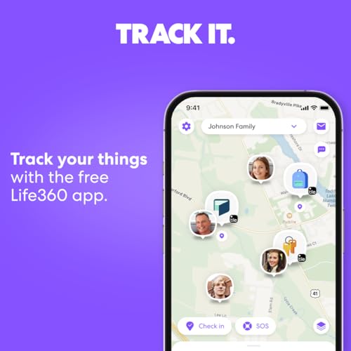 Life360 Tile Essentials - Bluetooth Trackers & Item Locators for Keys, Wallets, Remotes & More; Easily Find All Your Thing...