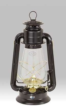 Dietz #20 Junior Oil Burning Lantern - Black with Gold Finish, Model 69854