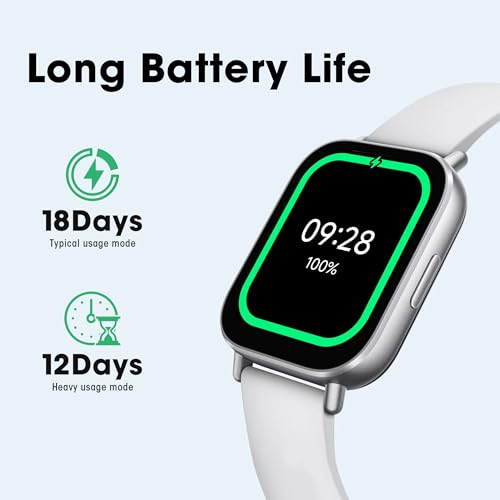 Xiaomi Redmi 5 Active Smart Watch, Step Counter Sport Watch for Women Men with 2" LCD Large Display, 140 Sports Modes, 5AT...