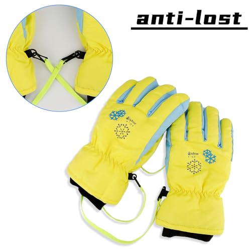 Kids' 3-Size Winter Snowboarding Gloves for Boys & Girls