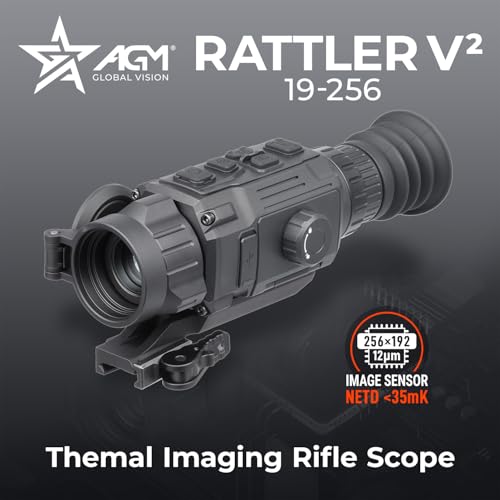 AGM Global Vision Rattler V2 Thermal Imaging Rifle Scope for Hunting. High Resolution Thermal Scope with High Sensitivity ...