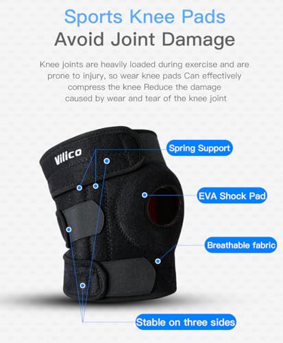 SUJAYU Knee Brace for Women Men with Side Stabilizers, Knee Braces for Knee Pain ACL MCL Arthritis Joint Pain Relief, Adju...