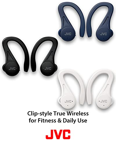 JVC Sport True Wireless Earbuds Headphones, Lightweight and Compact, Long Battery Life (up to 30 Hours), Sound with Neodym...