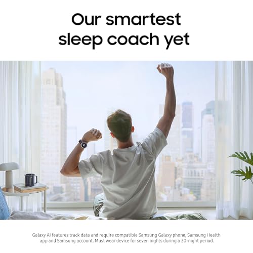Samsung Galaxy Watch 8 Classic (2025) 46mm Bluetooth Smartwatch, Cushion Design, Rotating Bezel, Quick Button, Sleep Coach...