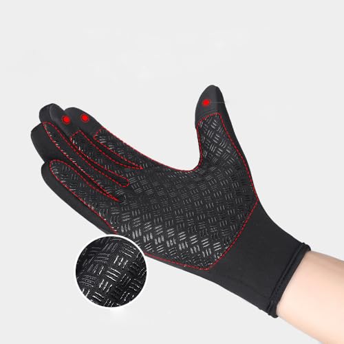 Winter Touch Screen Gloves Men Women, Windproof Waterproof Warm Thermal Gloves for Outdoor Cycling Hiking Skiing