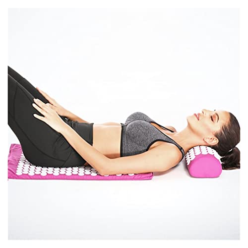 SHUOCONG Massage Cushion Acupuncture mat Relieve Stress Back Body Pain Spike Acupressure Massager Mat(Blue)