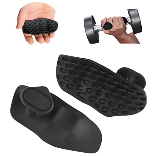 Jopplim Anti-Slip Workout Grips, Ergonomic Workout Gloves, Weight Lifting Grips, for Men and Women, Silicone Gym Grips Pad...