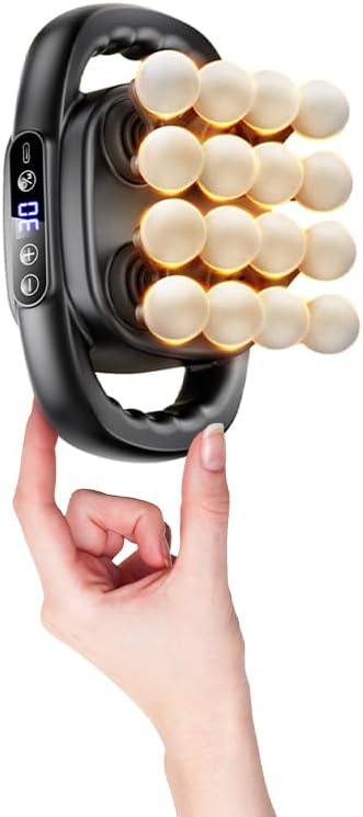 Stellamist Portable 16 Head Massage Gun Set, Mini 16-Drive 8-Head Massage Gun Deep Tissue with 30 Levels & 3 Modes for Thi...