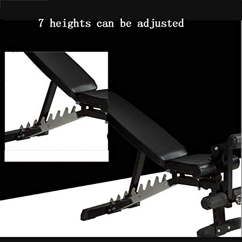 Small Dumbbell Adjustable Weight Bench, Professional Exercise Sit Ups Supine Board Multi Function Household Commercial Dum...
