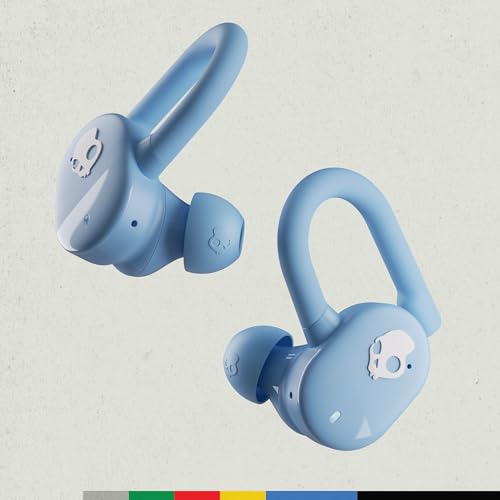 Skullcandy Push Play Active Wireless Earbuds, Bluetooth Headphones, Noise Isolating Fit, 34 Hrs Battery, Secure-Fit Over-E...