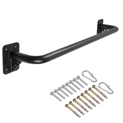 Purife Wall Mounted Doorway Pull Up Bar, Heavy Duty Strength Training Pull-Up Bars for Doorframe, Support Beam or Joist Mo...