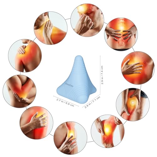 AmazCare Trigger Point Massage Ball, Manual Massager Tool for Muscle Knot Deep Tissue Relief Myofascial Release Physical T...
