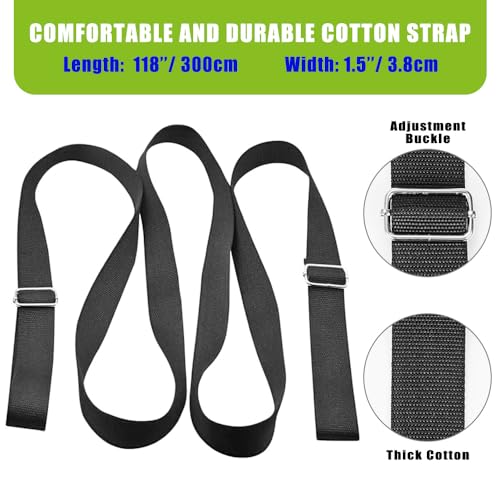 Kipika Stretching Strap with Door Anchor - Door Flexibility Trainer for Ballet, Dance, Yoga, Taekwondo, and Gymnastics - L...