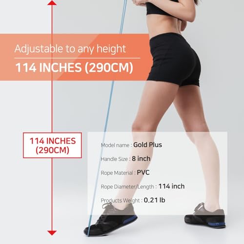 Jump Rope for Men & Women (Home Fitness Series) – Lightweight Fitness Rope for Smooth Cardio, Comfortable Grip, and Precis...