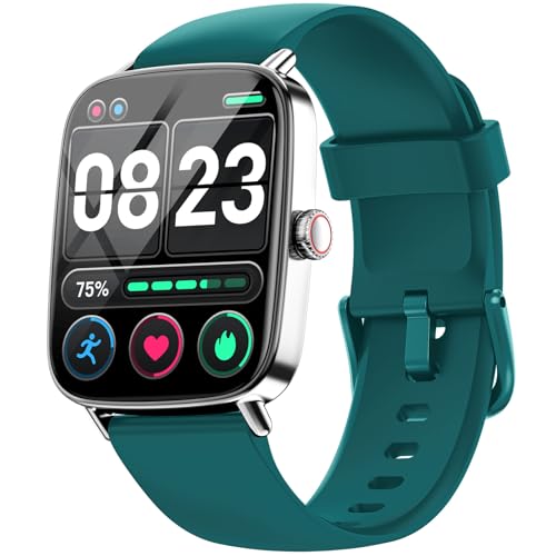 Smart Watch for Men Women, 1.85" HD Smartwatch Compatible iPhone/Samsung/Android (Answer/Make Calls), 100+ Sport Modes Fit...