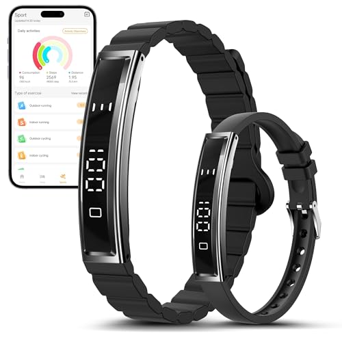 RIFESI Smart Bracelet for Women Men, Health Activity Fitness Trackers, 24/7 Heart Rate, Blood Oxygen & Stress Monitor, 24H...
