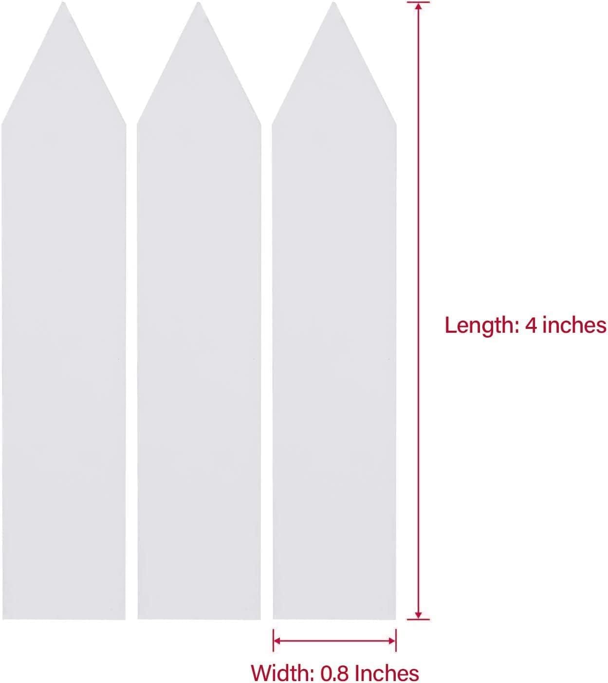 4 Inch Plastic Plant Labels for Seedlings, Flexible Waterproof Plant Tags, Vegetable Gardening Stake Tags for Potted Plants and Outdoor Garden, White, 1000 Pcs