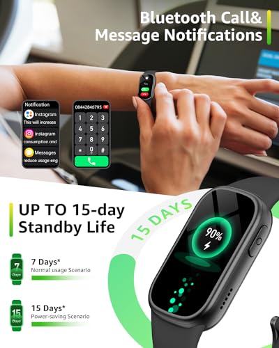 BUTFORFIT Fitness Tracker (Answer/Make Call), Smart Watch with 1.47" HD Touch Display, 130+ Sport Modes Activity Tracker w...